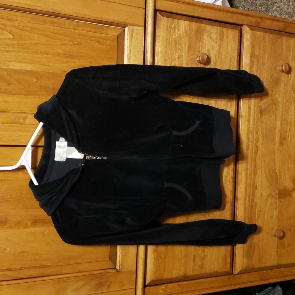 Black sweat jacket